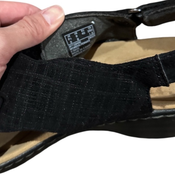 Clarks Women's Merliah Echo Black Interest Slingback Sandal US 9 - Picture 8 of 8